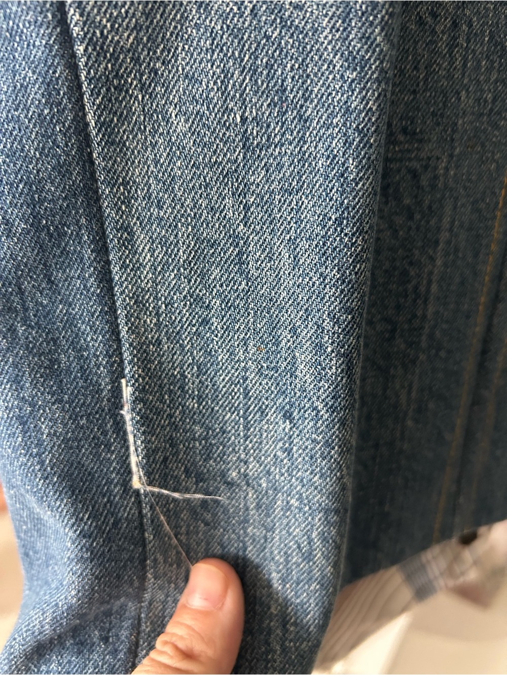 Handmade Jean vest - Picture 6 of 6